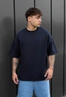 Футболка Staff navy oversize premium XS - изображение 1