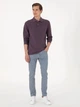 Поло довге чоловіче Pierre Cardin G021SZ082-000-2314481 (Mor) M Фіолетове (8683859229826) - зображення 3