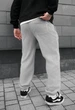 Спортивні штани Staff pul light gray fleece S - изображение 2