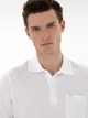 Поло длинное мужское Pierre Cardin G021GL011-000-2186335(beyaz) L Белое (8683858467809) - изображение 4