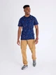 Футболка хлопковая длинная мужская U.S. Polo Assn 11T0076-2X00A(Classic Navy) M Синяя с принтом (786662476949) - изображение 3
