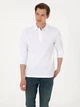 Поло довге чоловіче Pierre Cardin G021SZ082-000-2314481 (beyaz) 2XL Біле (8683859229956) - зображення 4