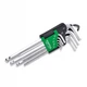 Набор шестигранников дюймовых с шаром TOPTUL 1/16"-3/8" 9ед. GBAL0901 - изображение 3