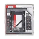 Кишеня-адаптер Optibay для підключення 2.5" HDD/SSD SATA 3.0 Aluminum у відсік приводу 12,7 мм Black - зображення 2
