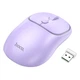 Бездротова оптична Мишка Hoco GM25 2 типу бездротового з'єднання Bluetooth V3.0/5.2 USB 2.4Ghz Фіолетовий - зображення 2