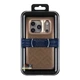 Чохол Premium Kajsa Briquette Collection Rhombus with MagSafe для iPhone 17 Pro Desert Gold B-Ring - зображення 3