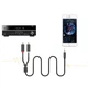 Кабель AUX Audio TRS - RCAx2 M/M 1.5м UGREEN AV102 Чорний - зображення 6