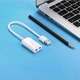 Звукова карта USB AUX jack, TRRS (Mic + Ear), ALC4042 15cm Ugreen Біла US205 (30143) - изображение 6