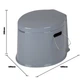 Биотуалет Bo-Camp Portable Toilet 7 Liters Grey (5502800) - зображення 6