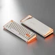 Геймерська магнітна клавіатура DAREU COOL68 White-orange Дротова, RGB Підсвічування, lightbox, 68 keys, 8000Hz/s., Switch 0.1mm. Rapid Trigger UA + ENG - зображення 10