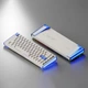 Геймерська магнітна клавіатура DAREU COOL68 White-blue Дротова, RGB Підсвічування, lightbox, 68 keys, 8000Hz/s., Switch 0.1mm. Rapid Trigger UA + ENG - изображение 10