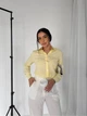 Жіноча базова сорочка на гудзиках Uaclothes 42-44 Жовтий (like36973-174001349) - зображення 3