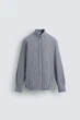 Сорочка Zara оксфорд сірий 0975/495/043 L - изображение 6