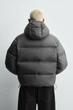 Куртка пуховик Zara водовідштовхувальний сірий 6318/399/110 S - изображение 3