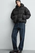 Куртка пуховик Zara водовідштовхувальний чорний 6318/399/800 S - изображение 4