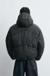 Куртка Zara водовідштовхувальна чорний 3046/402/800 M - изображение 3