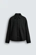 Куртка сорочка з вовною Zara чорний 0155/845/800 L - зображення 8