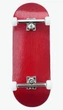 Фингерборд профессиональный Just Skate Red Silver 34mm - изображение 1