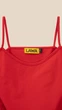 Топ однотонный женский LAWA WBC02381 L Красный shop (2000999483851) - изображение 3