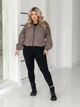 Куртка вітровка жіноча без підкладки Fashion 54/56 капучино - изображение 2