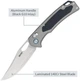 Ніж складаний SRM Retriever 9203-AK Чорно-сірий - зображення 9
