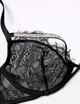 Комплект Victoria's Secret Very Sexy Unlined Lace Shine Strap (Бюстгальтер+трусики)Чорний 34C-M - зображення 8