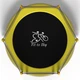 Батут FitToSky 152 см Black-Yellow с сеткой (без лестницы) желтый - изображение 2