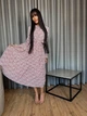 Женское платье свободного кроя бело-красное 48-50 р5041.М486 - изображение 9