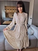 Женское платье свободного кроя молочное 48-50 р5041.М486 - изображение 6