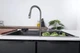 Мийка Zerix ZH7548-SET-03 Nano-Black із вбудованим змішувачем з нерж. сталі (ZM5577) - зображення 9
