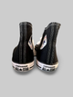 Кеды для девочек высокие с вышивкой Converse черные 38 - изображение 4