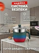 Каструля електрична багатофункціональна пароварка скороварка електрокаструля 2 режими мініварка електрична 1,5 л з антипригарним покриттям - зображення 8