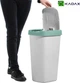 Kosz na śmieci Kadax Pesmes 25 l Jasno zielony-biały K9702 (5903699492765) - obraz 9
