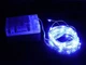 Гірлянда мідний провід 100LED 10м синій на батарейках AAx3 та USB COPPER-WIRE-100B-1 для декору кімнати - зображення 2