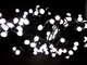 Гірлянда LED 200 ламп кругла матова білого світіння на чорному дроті для новорічної прикраси інтер'єру - зображення 2