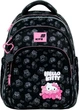 Рюкзак школьный Kite 763M Hello Kitty для девочки Черный 39x29.5x14.2см 15л легкий Ортопедический 1-4 класс (HK26-763M) - изображение 1