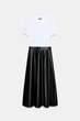 Комбінована сукня міді Zara 5029/203 L - зображення 6