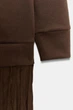 Комбинированное атласное платье миди Zara 3897/190 S - изображение 7