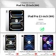 Чехол EasyAcc для iPad Pro 13 M4 (2024) ультратонкий полупрозрачный матовый защитный чехол с задней крышкой черный - изображение 3