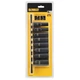 Набір ударних голівок DeWALT, 1/2", 8 предметів. (DWMT86090-0) - зображення 3