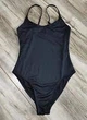 Жіночий суцільний купальник H&M чорний М з стягувальним ефектом - изображение 5