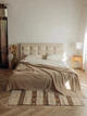 Хлопковый плед Leglo Almond - 160x200 - изображение 2