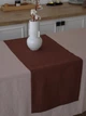 Дорожка из вареного льна Leglo Wine – 40×150 - изображение 3