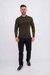 Джемпер поло трикотаж K.O.R 35166 Кофейный (№2 coffee) 3XL - изображение 2