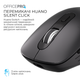Компьютерная мышь OfficePro M265B Wireless/Bluetooth Silent Click Black - изображение 7
