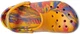 Дитячі кроксі класик помаранчеві для хлопчика Crocs Kids' Classic Marbled Clog - зображення 3