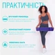 Коврик для йоги и фитнеса EasyFit EF-1924-VV, антискользящий, Сиреневый, 183×61×0,6 см, TPE - изображение 6