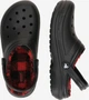 Дитячі крокси утеплені Crocs Kids’ Classic Lined Buffalo Check Clog Black (34/35, чорний) - изображение 6