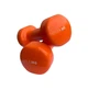 Гантель для фитнеса с виниловым покрытием Generation Fitness FF51D3B-1.5kg (оранжевая) - изображение 3