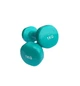 Гантель для фитнеса с виниловым покрытием Generation Fitness FF51D3B-1kg (бирюзовая) - изображение 3